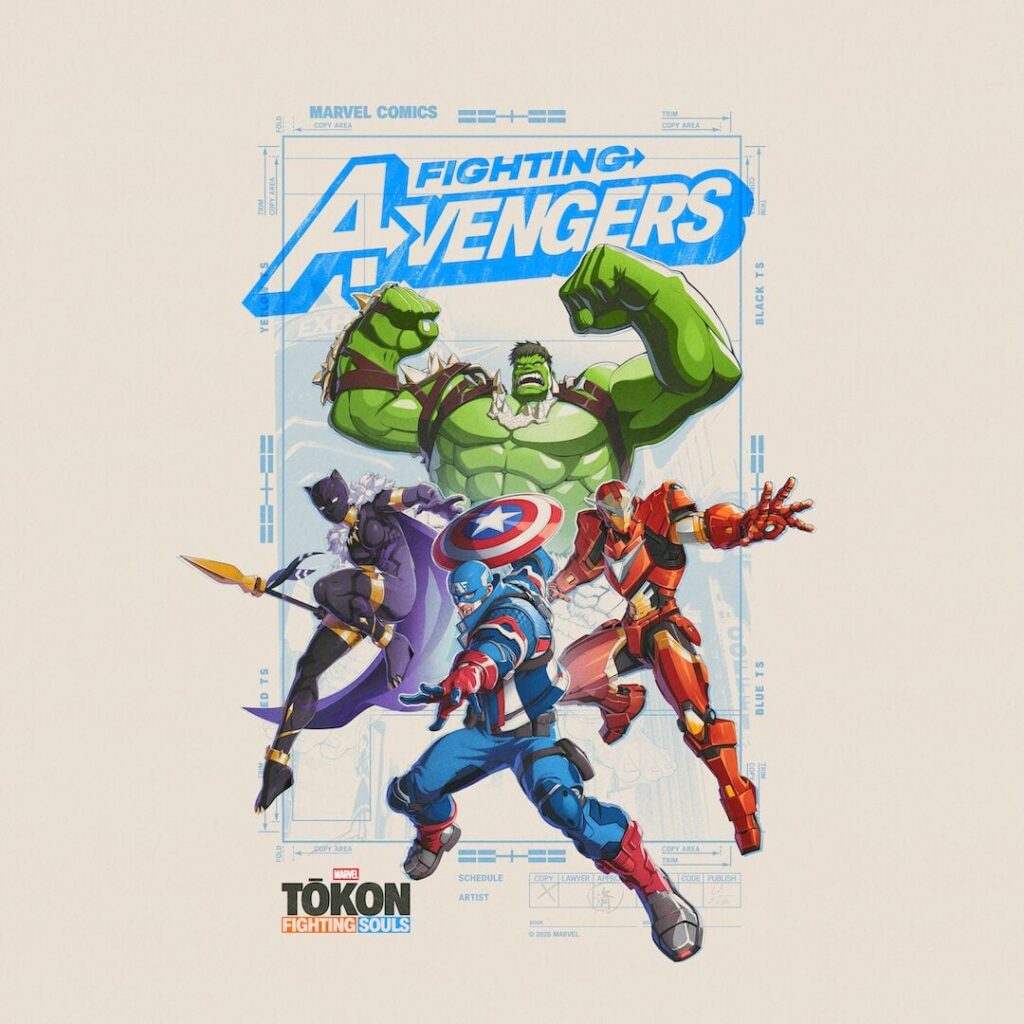 La team avengers de marvel tokon est finalisée