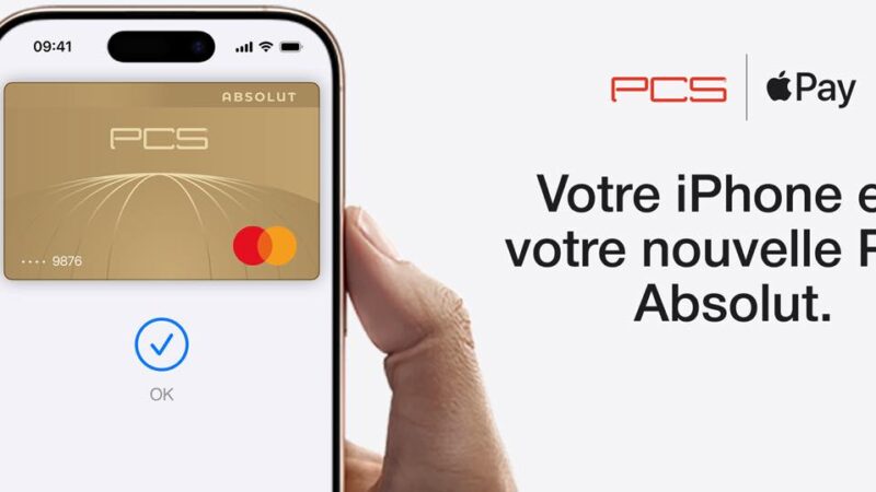 Pcs ajoute apple pay à ses cartes prépayées