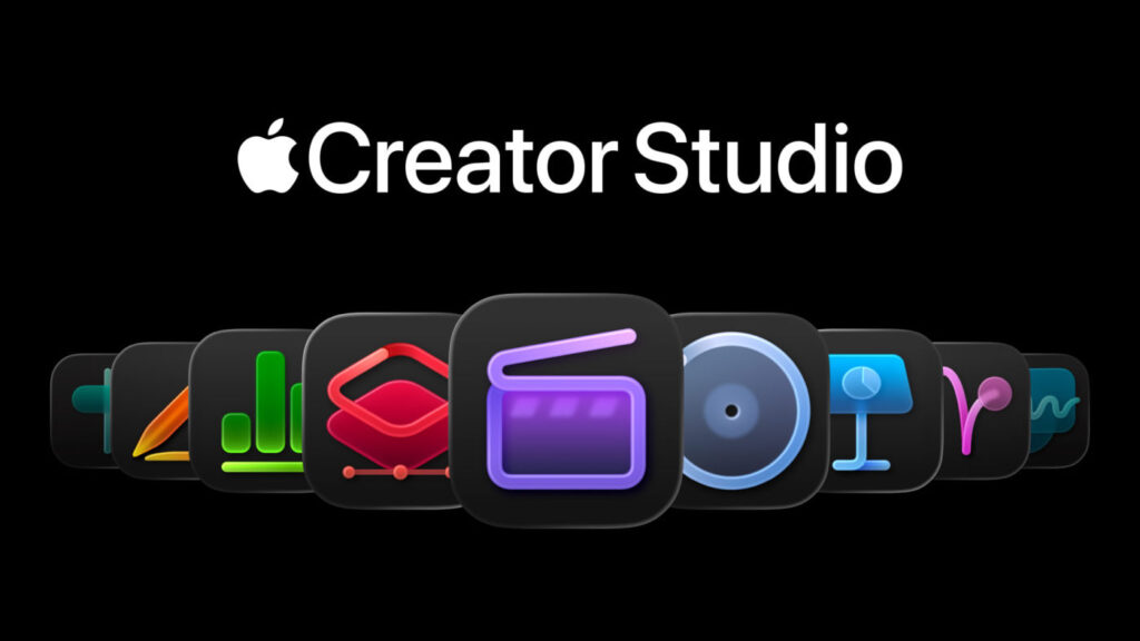Mises à jour des apps apple creator studio avec nouveautés ia
