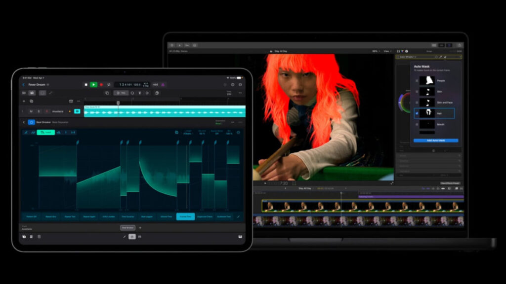 Mises à jour des apps apple creator studio avec nouveautés ia
