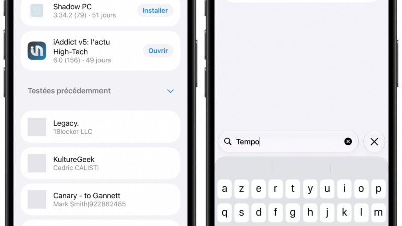 TestFlight d&rsquo;Apple intègre une barre de recherche pour faciliter les bêtas