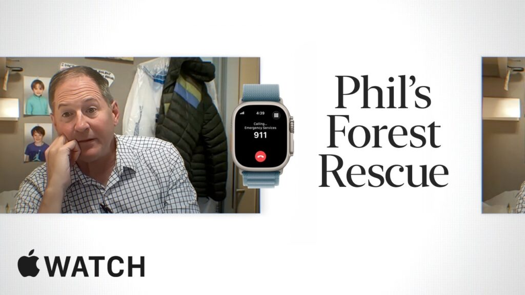 La fonction de détection de chutes de l'apple watch sauve un cycliste
