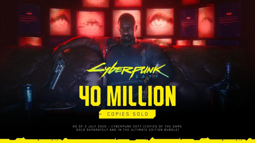 Cyberpunk 2077 dépasse les 40 millions de ventes