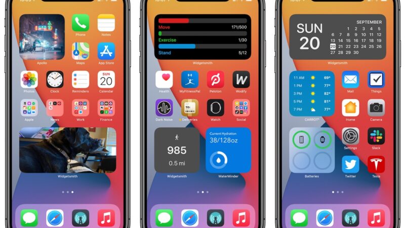 Apple développe des widgets localiser pour suivre personnes et objets