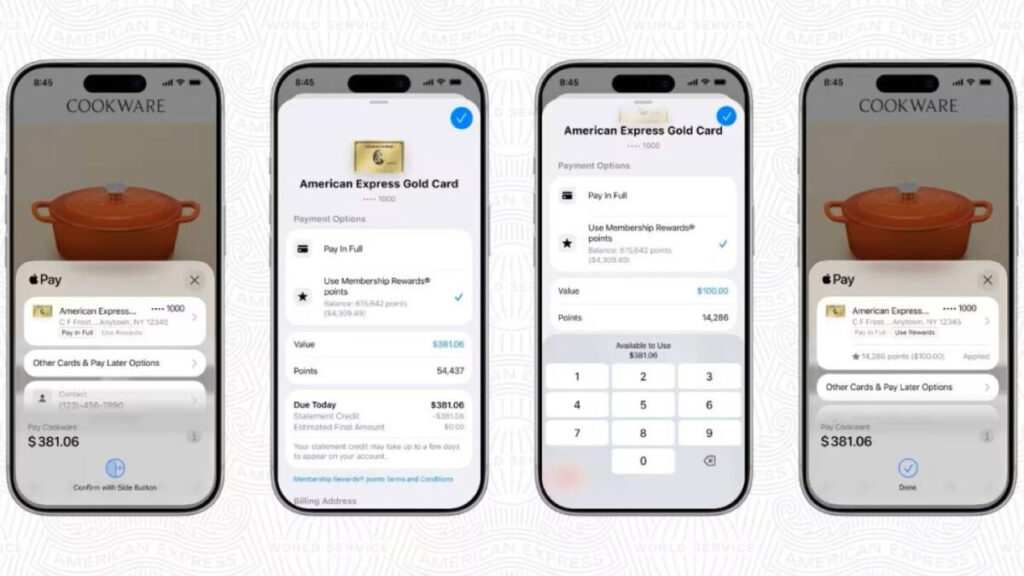 Apple pay intègre les points american express pour faciliter les paiements