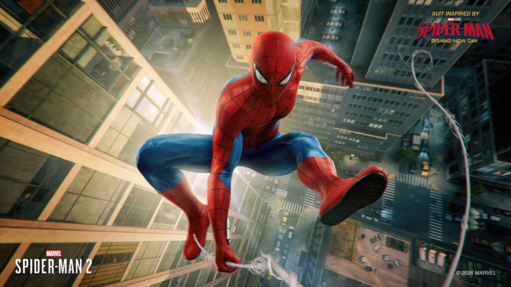Marvel's spider-man 2 : mise à jour et nouveaux costumes