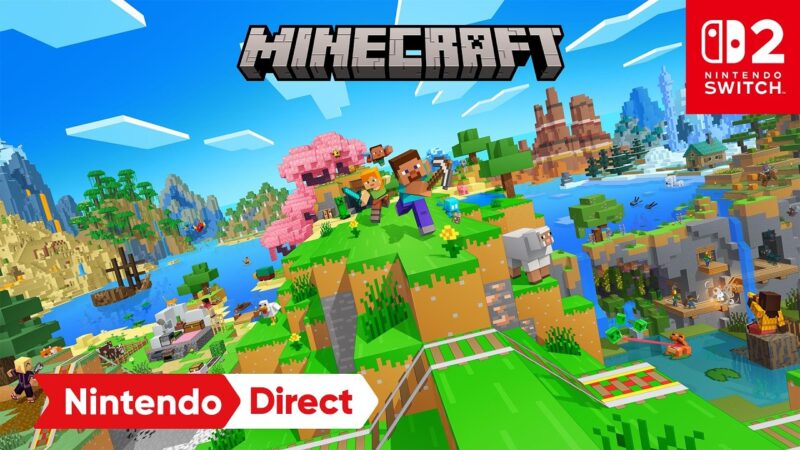 Minecraft sortira sur switch 2 le 27 octobre