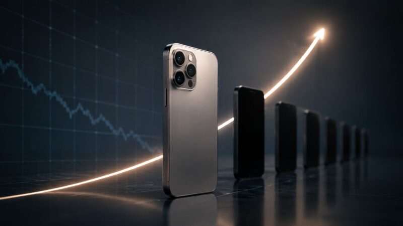 Apple en forte croissance sur un marché des smartphones en recul
