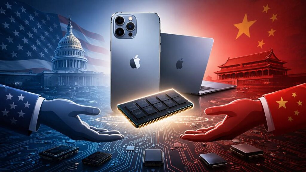 L'enjeu diplomatique autour de la mémoire ram d'apple