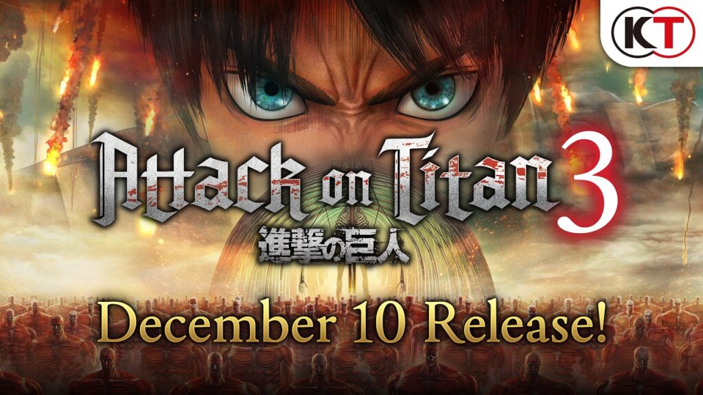Attack on titan 3 : date de sortie et détails des éditions