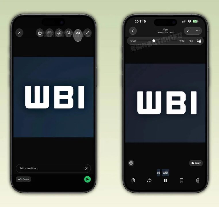 Whatsapp adapte son application au style liquid glass d'apple