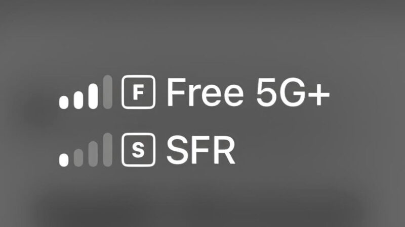 Ios 27 introduit le logo 5g+ sur iphone
