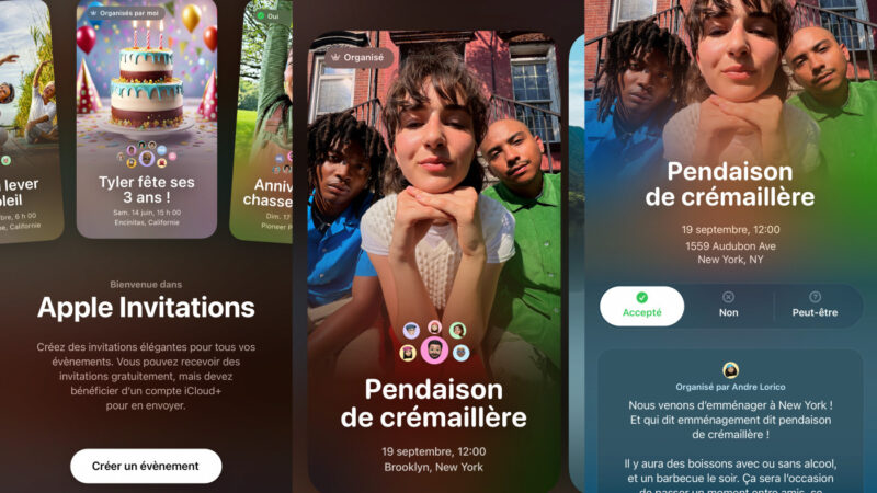 Mise à jour de l&rsquo;application apple invitations avec nouvelles fonctionnalités