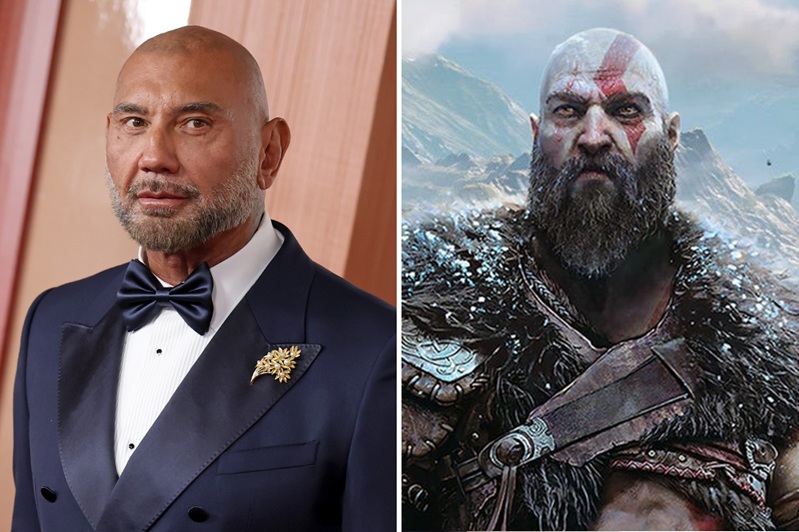 Dave bautista pressenti pour incarner kratos dans god of war
