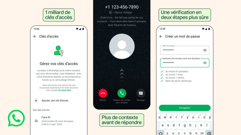 WhatsApp renforce la sécurité avec de nouvelles fonctionnalités