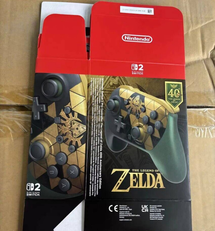 édition spéciale de la switch 2 pour célébrer les 40 ans de zelda