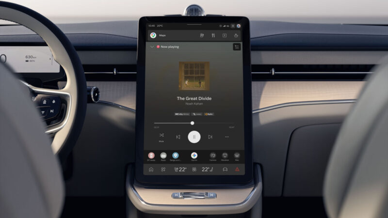 Volvo active l&rsquo;audio spatial dans apple carplay pour ses modèles électriques