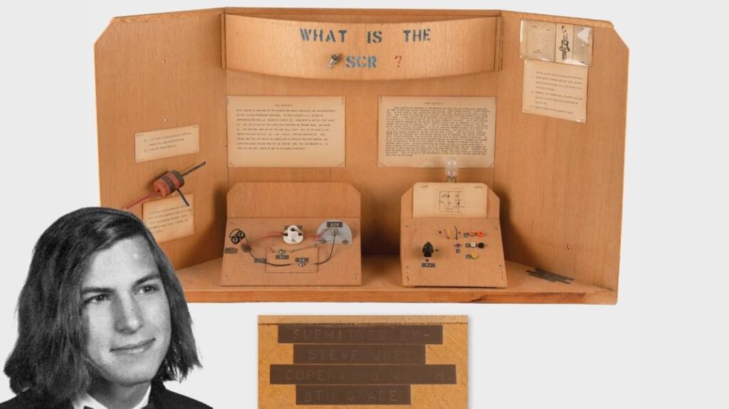 Le projet scientifique de steve jobs aux enchères