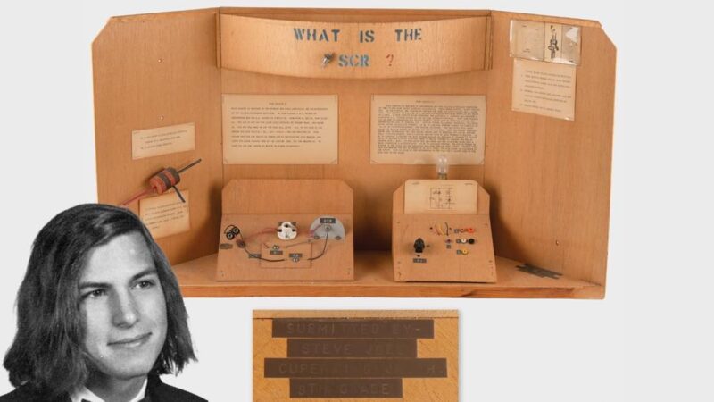 Le projet scientifique de steve jobs aux enchères