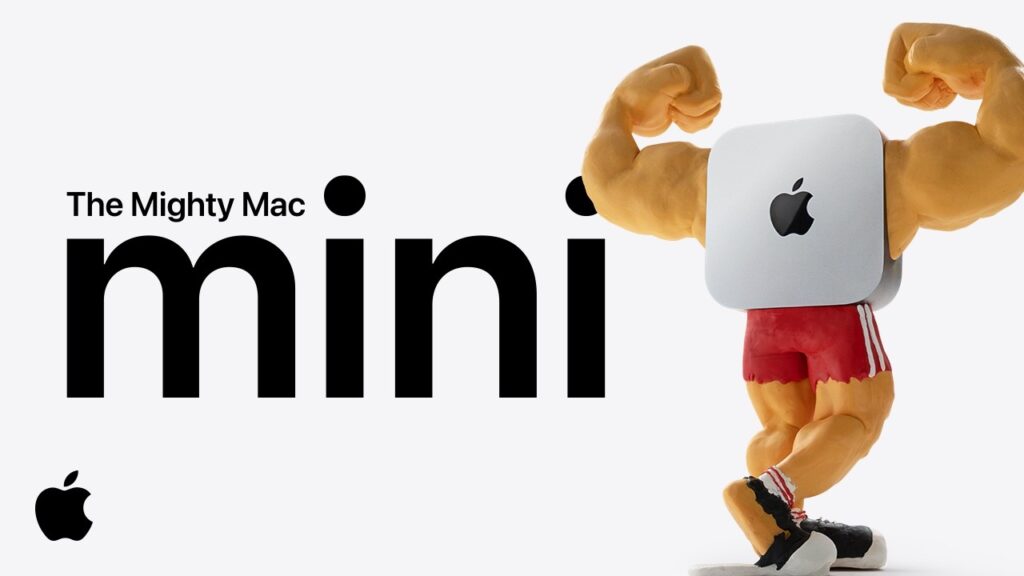 Apple présente son nouveau mac mini m6 avec une publicité en stop motion humoristique Apple présente son nouveau mac mini m6 avec une publicité en stop motion humoristique