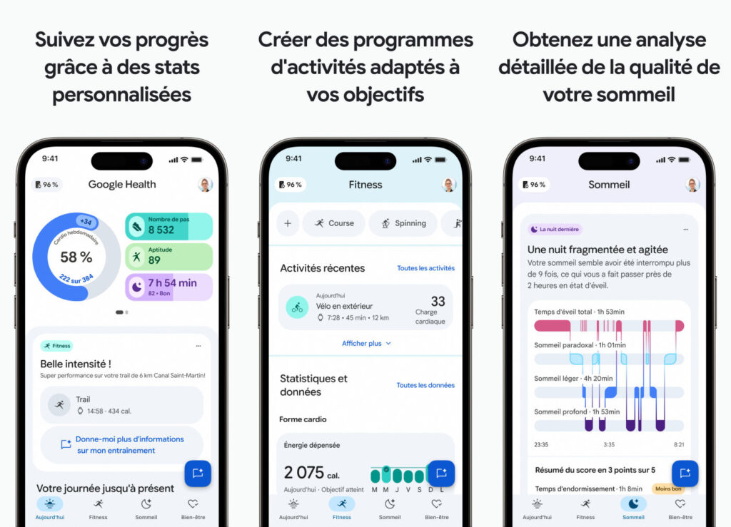 Google health s'intègre à apple santé pour une meilleure gestion des données