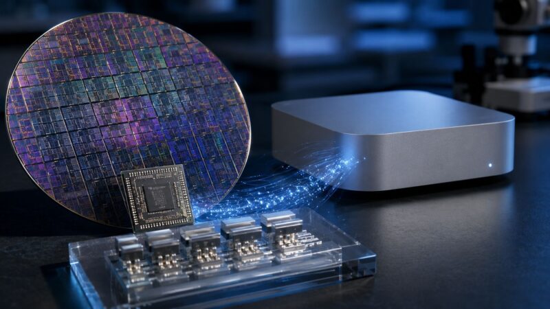 Apple dévoile la puce M6 en 2 nm pour le nouveau Mac mini