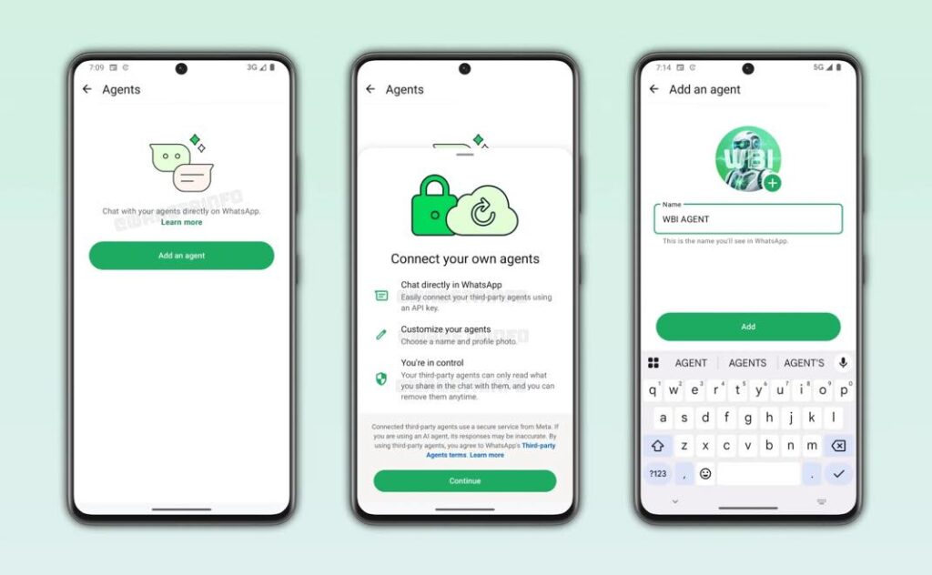 Whatsapp intègre des agents tiers pour une messagerie améliorée