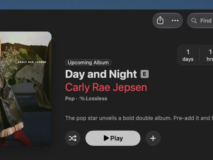 Apple music introduit un compte à rebours pour les albums à venir