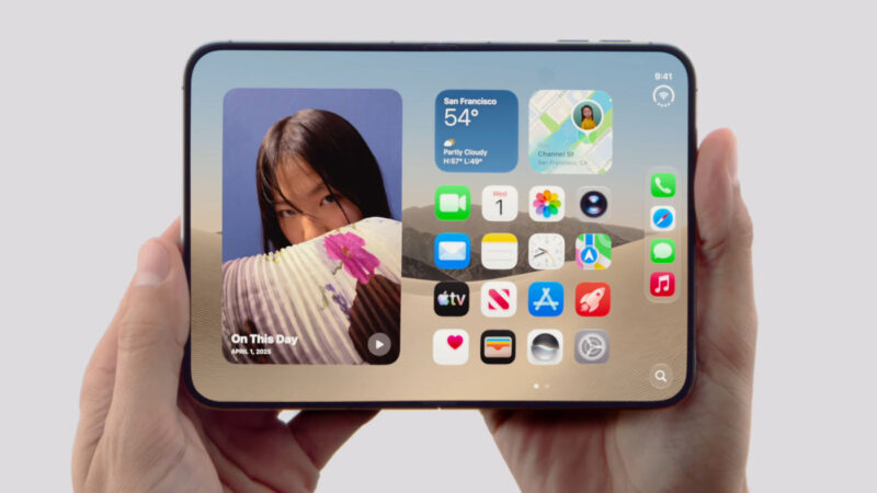 Apple choisit samsung pour l&rsquo;écran pliable de l&rsquo;iphone duo