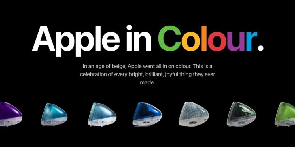 L'histoire des couleurs emblématiques d'apple en une archive interactive