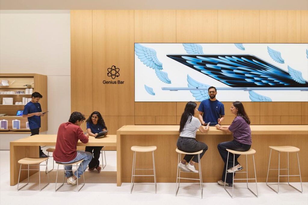 Apple rénove ses magasins avec un retour des Genius Bar