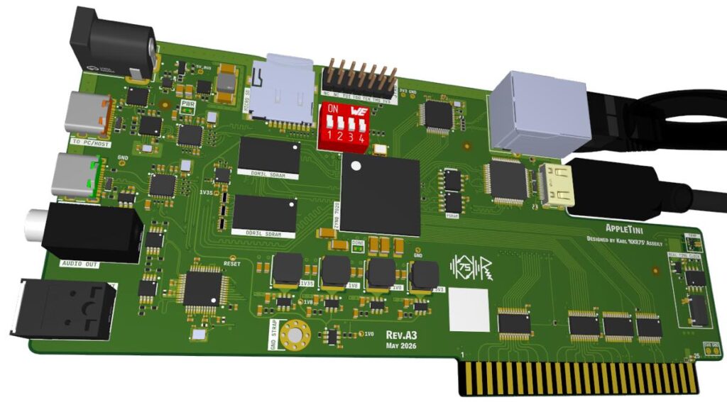 Appletini One : une carte révolutionnaire pour moderniser l'Apple II Appletini One : une carte révolutionnaire pour moderniser l'Apple II