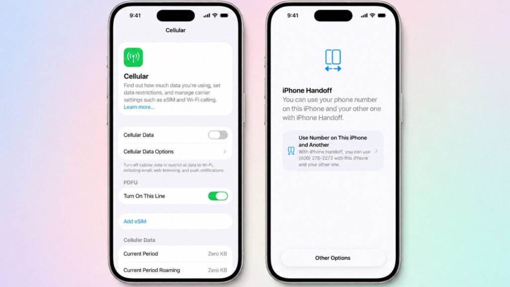 Nouvelle fonction iphone handoff d'ios 27