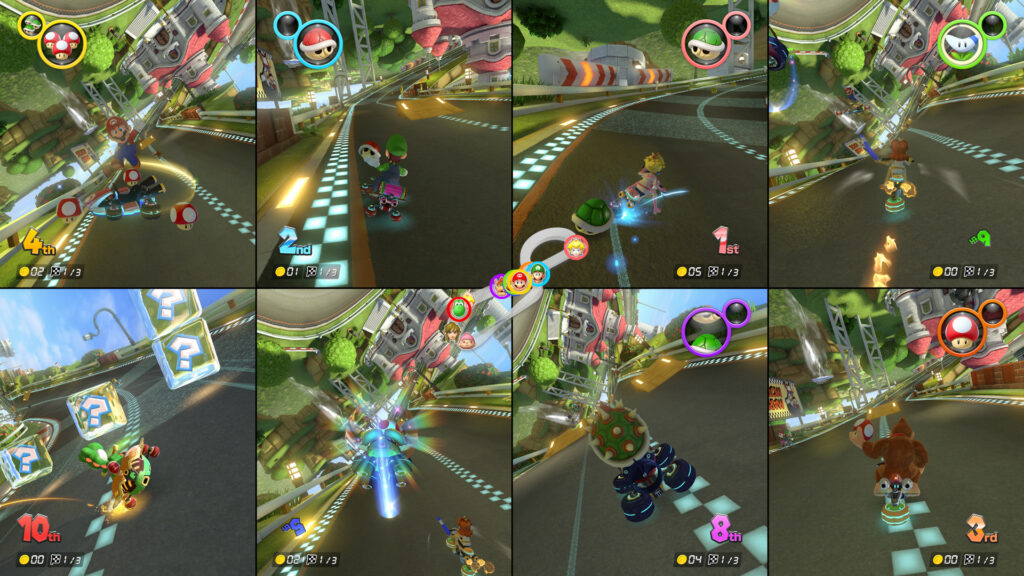 Mario kart 8 deluxe passe en mise à jour 4.0 pour switch 2