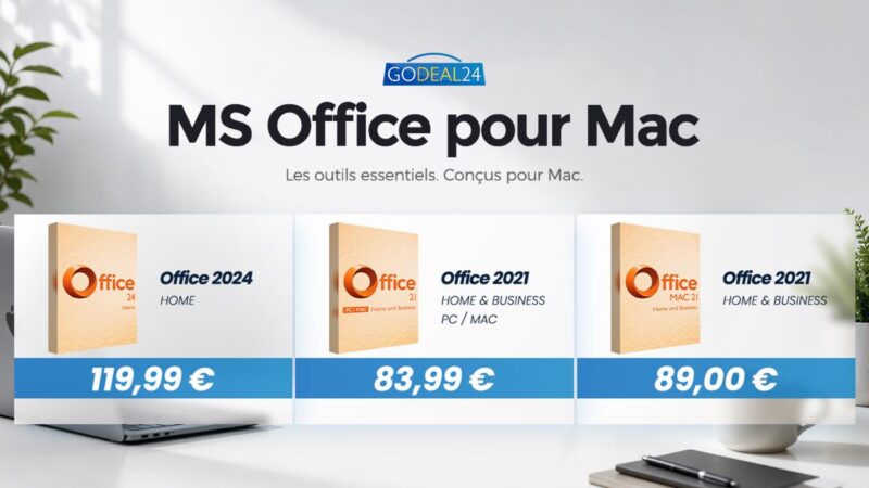 Offres de licences office pour mac à prix réduit