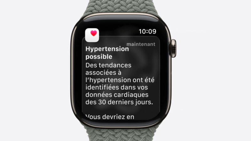 Notifications d&rsquo;hypertension absentes sur apple watch series 12 et ultra 4 selon les pays