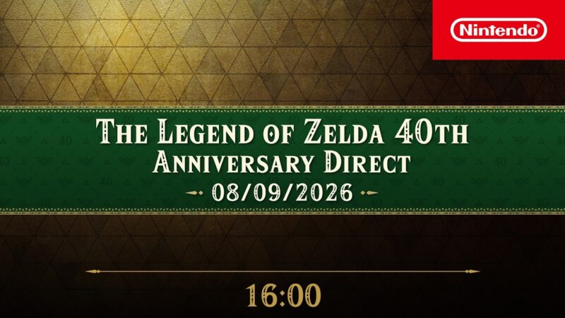 Direct de 30 minutes pour les 40 ans de the legend of zelda