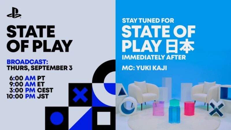 Double state of play à 15h00 pour playstation