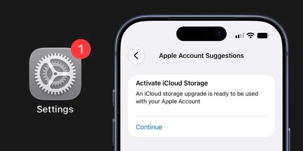 Bug de notification sur iphone invite à activer icloud
