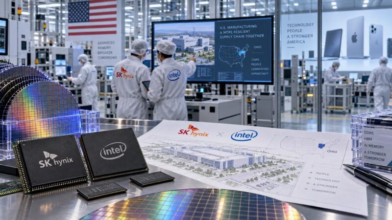 La pénurie mondiale de mémoire pousse sk hynix à envisager une production aux états-unis