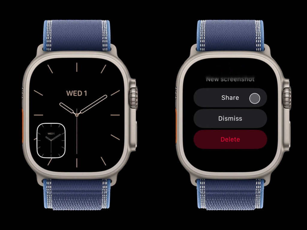 Nouvelle fonction de capture d'écran sur apple watch avec watchos 27.2