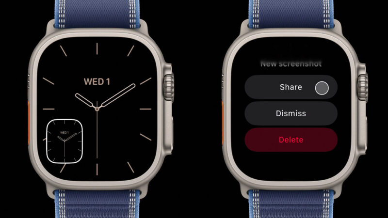 Nouvelle fonction de capture d&rsquo;écran sur apple watch avec watchos 27.2