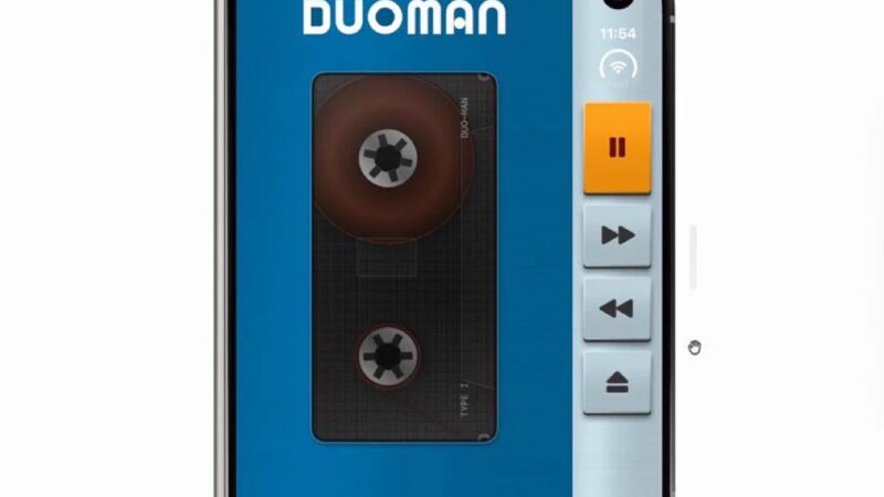 L&rsquo;application duo-man transforme l&rsquo;iphone duo en walkman virtuel