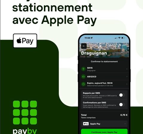 Paybyphone accepte désormais apple pay pour le stationnement en france