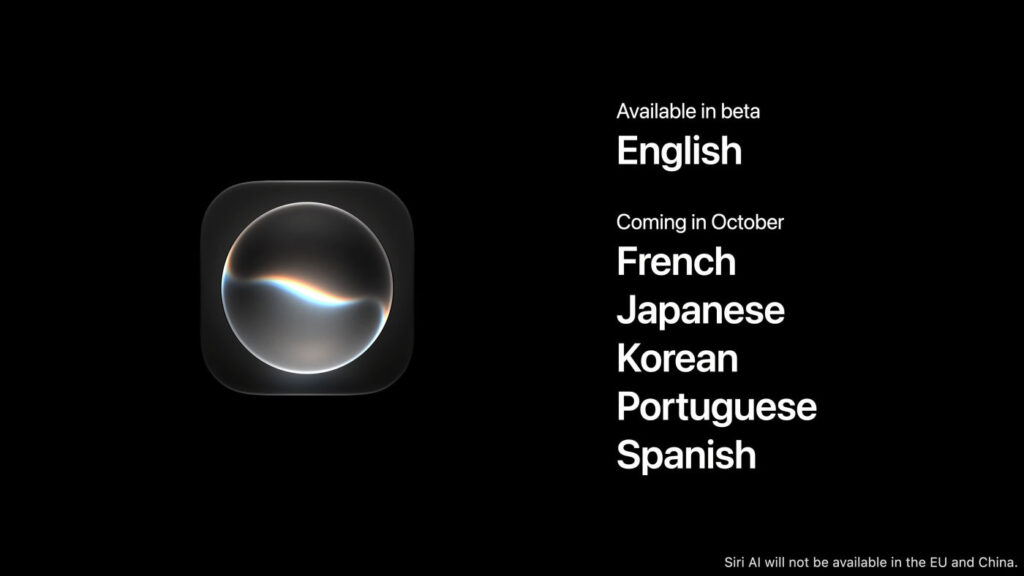 Siri ai bientôt disponible en français mais pas en france