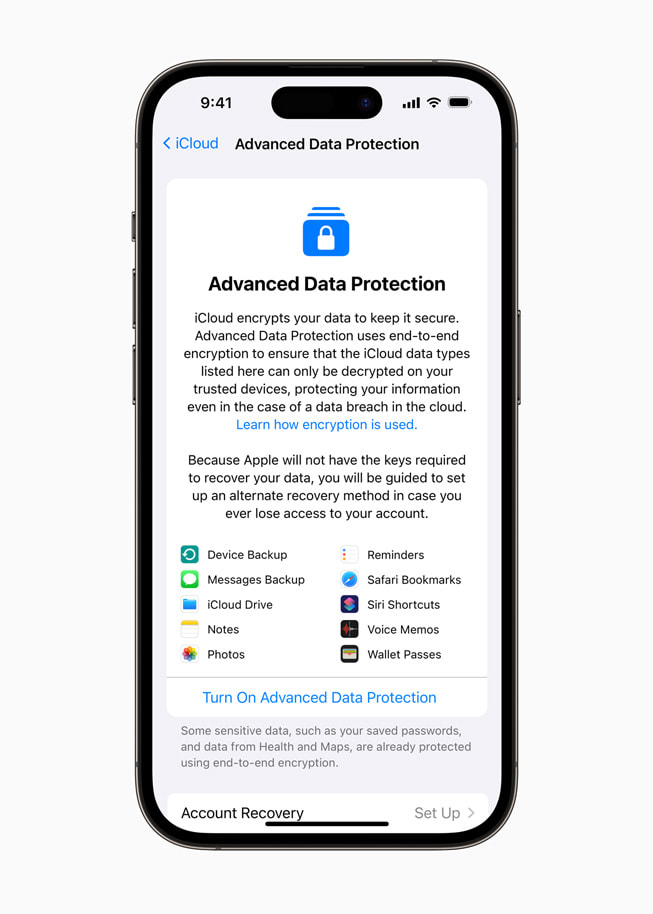 Le Royaume-Uni en quête d'accès aux sauvegardes iCloud d'Apple