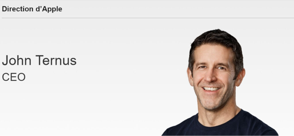 John ternus devient le nouveau patron d'apple
