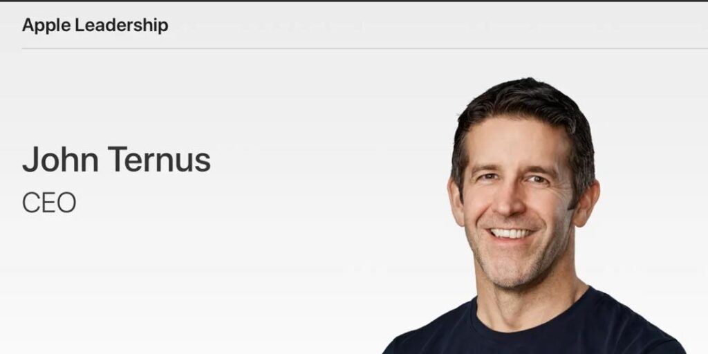 John ternus devient le nouveau ceo d'apple