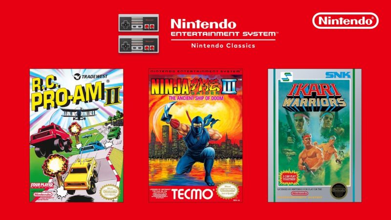 Trois nouveaux jeux nes ajoutés au service nso
