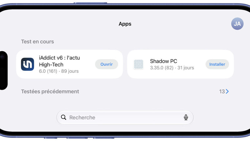 Mise à jour de testflight 4.4.0 avec support du mode paysage